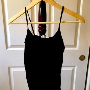 Black spaghetti tank top size small